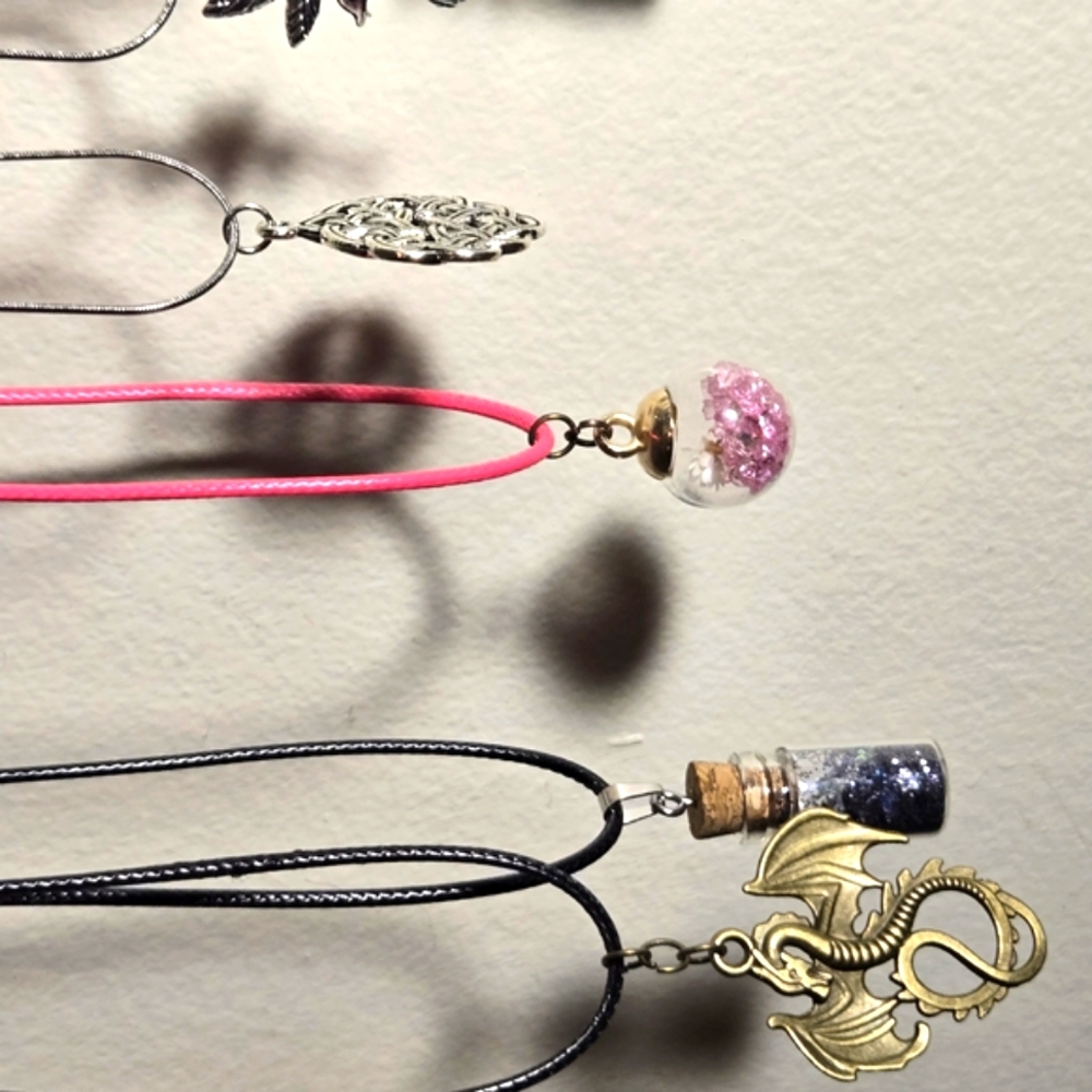 Dragon Pendant Necklace, Multiple Colors and Designs 2 for $7, or $4 for 1